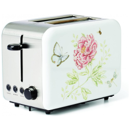 Torradeira Elétrica 894541 2 Fatias, 900W, Branca, 110v, LENOX, Branco