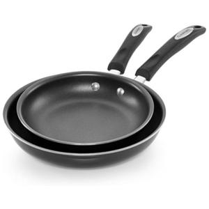 Kit de Frigideiras Antiaderentes em Alumínio, 2 Peças, Cuisinart 57B22-810BK, Preta