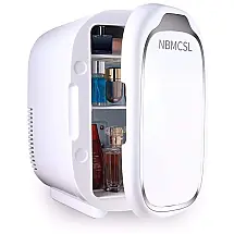 Mini Refrigerador Elétrico e Aquecedor 6 Litros, 8 Can Sistema Termoelétrico Portátil AC, DC Para Casa, Viagem, Escritório, Carro ou Barco