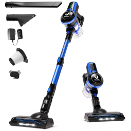 Aspirador de Pó sem Fio 4 em 1 Potente 180W até 30 Min de Ação, 110v, VACLIFE VL722 N, Azul