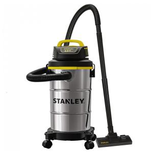 Aspirador de Pó Úmido e Seco de 18,95L, 4CV, Tanque em Aço Inox, 110V 600W, Stanley SL18130, Amarelo Prateado