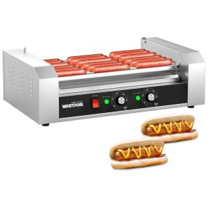 Máquina de Salsicha Profissional em Aço Inoxidável até 18 Unidades, 110v, WANTJOIN, Prateado