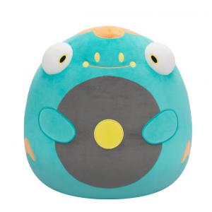 Pelúcia Pokémon Belibolt Squishmallows Jazwares verde formato arredondado tamanho 35cm