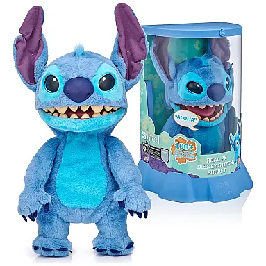 Pelúcia Stitch Interativa e Realista