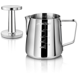 Jarra Leiteira Cremeira 355 mL Aço Inoxidável de Grau, NEW STAR FOODSERVICE 28829, Prateado