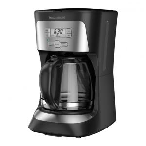 Máquina de Café Cafeteira Programável Black+Decker 12 Xícaras, Função Auto Desligamento, Jarra de Vidro, Preta – 1,8 L, 1000 W
