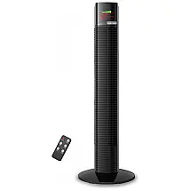 Ventilador de Torre PARIS RHÔNE TF01123 com 4 Velocidades, Controle Remoto e Tela LED, Preto
