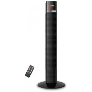 Ventilador de Torre PARIS RHÔNE TF01123 com 4 Velocidades, Controle Remoto e Tela LED, Preto
