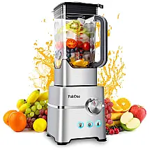 Liquidificador de Bancada Profissional 2L 3 Velocidades, 1800W, 110v, BONISO, Prateado