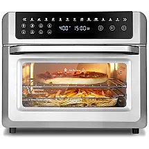 Fritadeira Elétrica AirFryer 13 em 1, Capacidade 19L, 1700W, Aço Inoxidável, 110v, BARSETTO, Cinza