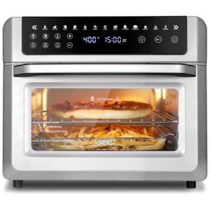 Fritadeira Elétrica AirFryer 13 em 1, Capacidade 19L, 1700W, Aço Inoxidável, 110v, BARSETTO, Cinza