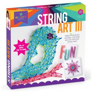 Kit Faça Você Mesmo DIY Artesanato 3 Projetos de Passáros Divertidos, Idade Recomendada 10 ou mais, CRAFT TASTIC CTE40 V2T, Azul
