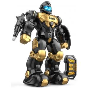 Robô Programável Inteligente Semour com Controle Remoto e Detecção de Gestos para Crianças Acima de 3 Anos, Preto e Dourado