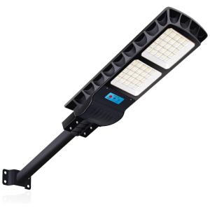 Luminária Solar Externa 10000 Lumens a Prova d 200W com Sensor de Movimento, LEDARUI XZ ST YT200, Preto