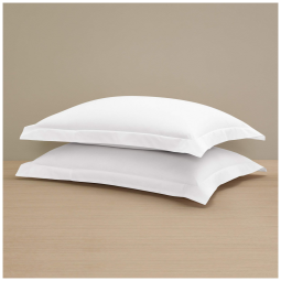 Conjunto de Fronhas de Percal, Tamanho King, 2Un com Material Feito de 100% Algodão de Fibra Longa para Durabilidade e Maciez, H by Frette