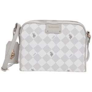 U.S. POLO ASSN Bolsa Feminina de Ombro , Branca