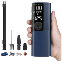 Vastar Mini Compressor de Ar com Bateria Recarregável 20V 12V, 120PSI, Azul