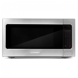 Forno micro-ondas de bancada e embutir Cosmo inox 62L 1200W digital 10 níveis de potência sensor de cozimento prato 41 cm 110V
