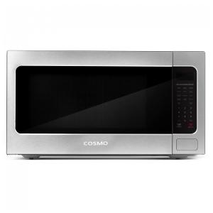 Forno micro-ondas de bancada e embutir Cosmo inox 62L 1200W digital 10 níveis de potência sensor de cozimento prato 41 cm 110V