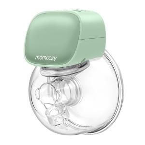 Bomba Tira Leite Única Portátil com, 2 Modos e 5 Níveis de Sucção, MOMCOZY S9 11, Verde