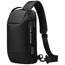 Mochila para Notebook BANGE Cinza com Porta USB para Carregador - Resistente e Prática