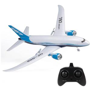 QF008 787 Avião de Controle Remoto 2.4G Design 4CH, Idade Recomendada 14, GOOLRC, Branco
