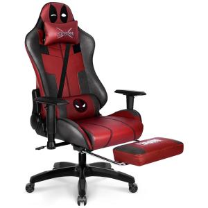 Marvel Cadeira de Escritório Ergonômica Personalizada Deadpool, NEO CHAIR Gaming 101, Vermelho