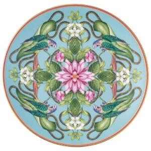 Prato Coupe de 20 cm, Elegância e Praticidade em Sua Mesa com Formato Redondo e Material de Porcelana Fina de Osso, Wedgwood, Azul