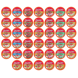 Cápsulas de Café sabor sorvetes variados 40u, FRIENDLYS FD VP40, Marrom
