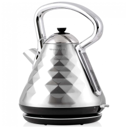 Chaleira Elétrica 1,7L com Desligamento Automático e Proteção Contra Fervura, 1500W, OVENTE, Prata