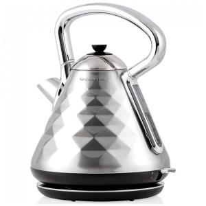 Chaleira Elétrica 1,7L com Desligamento Automático e Proteção Contra Fervura, 1500W, OVENTE, Prata