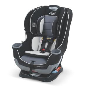 Cadeira de Bebê para Carro 3 em 1 com 10 Posições, 2 a 45kg, Graco Extend2Fit, Preta e Rosa