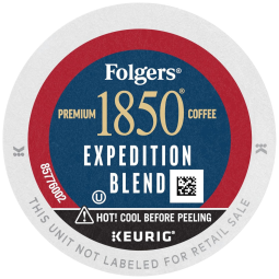 Cápsulas de Café PioneerBlend Torra Média 96u 1850, FOLGERS COFFEE, Marrom