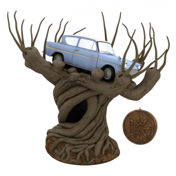 Ponteira de Árvore Natalina Harry Potter Hallmark Keepsake Flying Ford Anglia Whomping Willow Com Luz e Som 110V Modelo B0CXBQGZHW