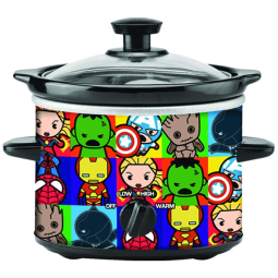 Panela Eletrica Multifuncional 1,8L com Tema Star Wars The Mandalorian e 3 Modos de Calor, 220V 120W, Uncanny Brands, Azul Escuro