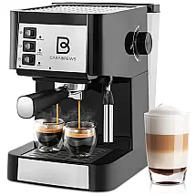 20 Bar Espresso Machine, Professional Espresso Coffee Maker with Milk Frother Steam Wand, Compact Cappuccino Machine and Espresso Maker with
