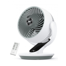Ventilador de Mesa Oscilante e Silencioso com 4 Velocidades, 110V 52W, Dreo, Branco