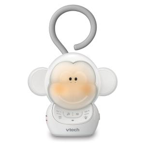 Máquina de Som Ruído para Bebês Recém Nascidos com Luzes, Macaco, VTECH BC8211, Branco
