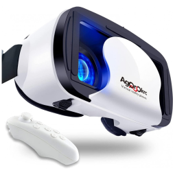 Óculos VR Realidade Virtual Misi com Controle, MISISI, Branco