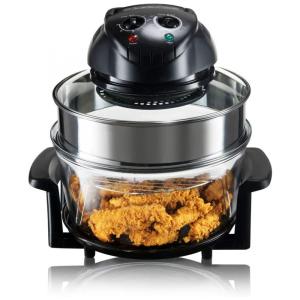 AirFryer 6 em 1 NutriChef PKCOV45 18 Litros com Controle de Temperatura e Temporizador, 110V Preta