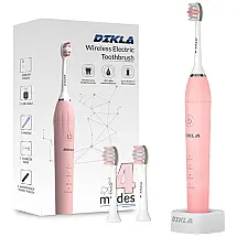 Escova Dental Elétrica DIKLA 4 Modos Recarregável Rosa