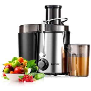 Centrífuga de Frutas com 2 Velocidades, Aço Inoxidável, 400W, 110v, ARLIME, Prateado