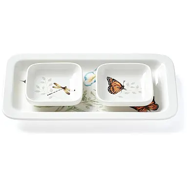 Conjunto de Tigelas e Prato,