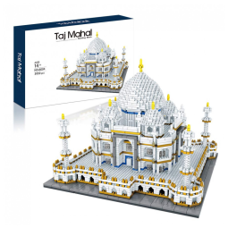 Arquitetura Taj Mahal Micro Blocos 3950 Peças Modelo de Kit de Construção, Conjunto de Construção Criativa para Adultos