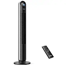 Ventilador de Torre PARIS RHÔNE TF01117 com Controle Remoto e Silencioso Preto