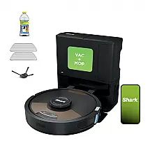 Robô Aspirador Shark Matrix Plus Preto 2-em-1 com Autoesvaziamento LiDAR e Mop Sônico