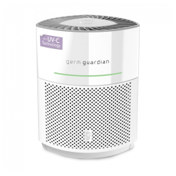 Purificador de Ar para Ambientes até 96m² com Filtro HEPA, Sensor de Qualidade, Luz UV-C e Saida de Ar em 360º, 110V, GermGuardian AC3000W