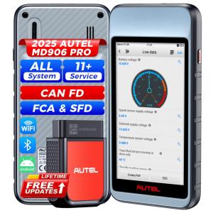 Scanner Automotivo MaxiLink ABS SRS USB 16 GB Estojo de Transporte, AUTEL ML619, Cinza escuro