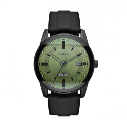 Relógio Masculino Analógico ZR11861 Quartzo de Silicone, RELIC BY FOSSIL ZR12227, Preto