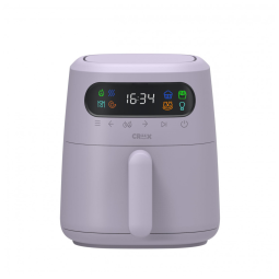 Fritadeira Elétrica Airfryer 2,8L com Tecnologia TurboCrisp e Controle de Temperatura, 110V 1300W, CRUX, Roxa